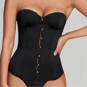 Agent Provocateur Black Strapless Corset